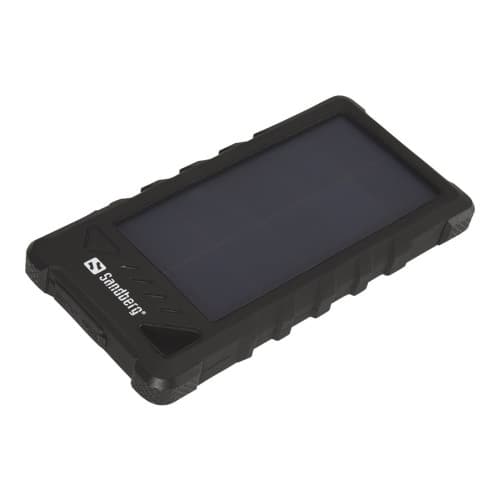 Sandberg Outdoor Solar Powerbank 16000 solströmsbank - Li-Ion - USB, 24 pin USB-C Svart
