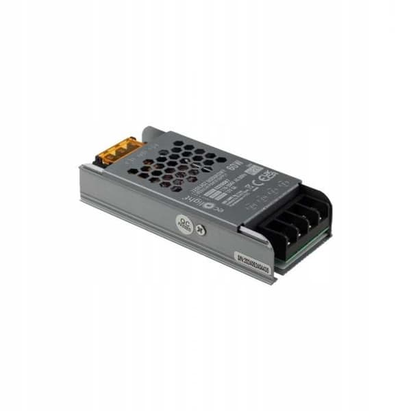 Slimmad PREMIUM 60W 12V DC modulär strömförsörjning