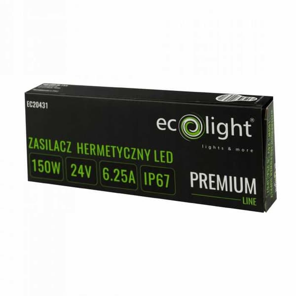PREMIUM 150W 24V DC hermetisk strömförsörjning