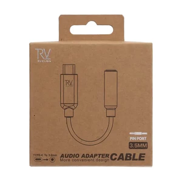 Rvelon USB-C till 3.5mm Hi-Res Ljudadapter
