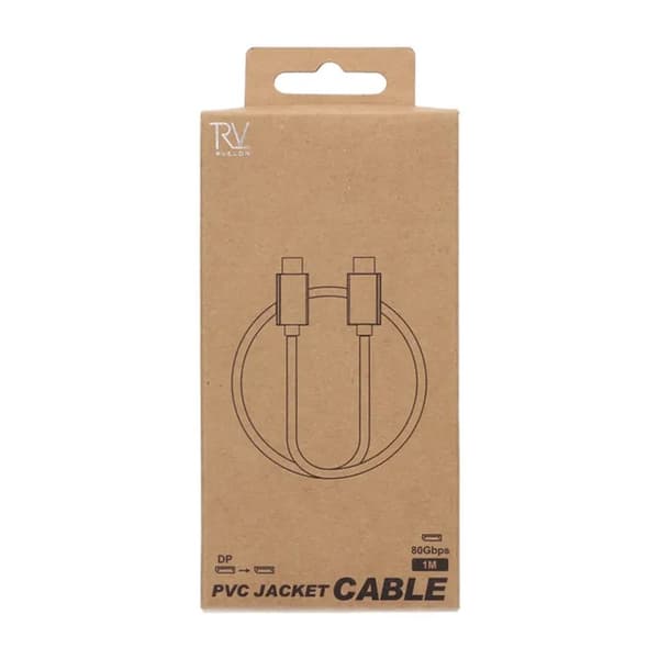 Rvelon DP80 DisplayPort till DisplayPort-kabel - 1 meter