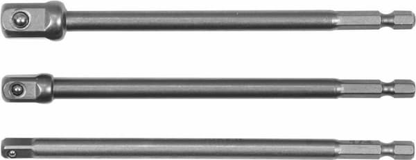 YATO KUUSIOSOVITTIN HYLSYILLE: 3 kpl (1/4", 3/8", 1/2")