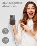 Pikkukuva 4 / 8: Mag-Safe Langaton Laturi – Magneettinen Latausalusta iPhone 16/15/14/13/12 ja AirPods Prolle, Max 15W Pikalataus