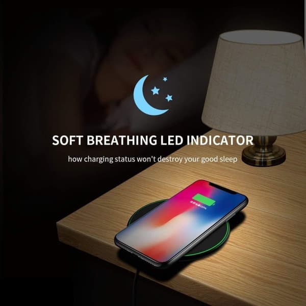 Lollanda nopea langaton laturi, induktio Qi-laturi, yhteensopiva iPhone 14/13/12/11/Pro/XS Max/XR/XS/X/8, AirPods 2/3/Pron kanssa
