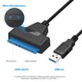 Miniatyrbilde 5 av 8: Høyhastighets SATA til USB 3.0-adapterkabel