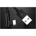 Miniatyrbild 4 av 11: 3m Slitstark Flätad Metallic USB-C Kabel Quick Charge 3.0