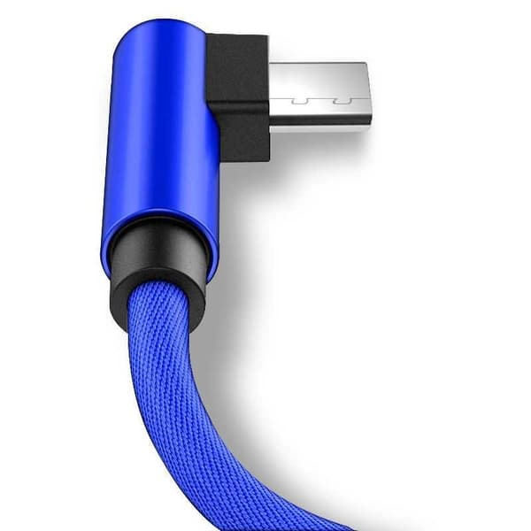 3m Slitstark Flätad Metallic USB-C Kabel Quick Charge 3.0