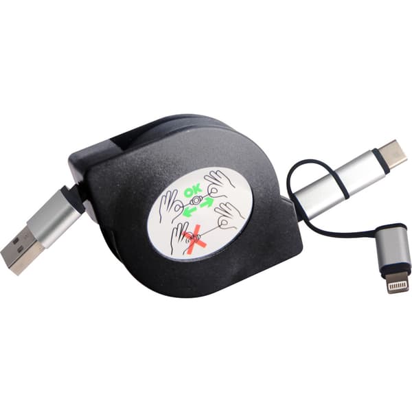 J&EL Ladekabel USB 1 meter Sort