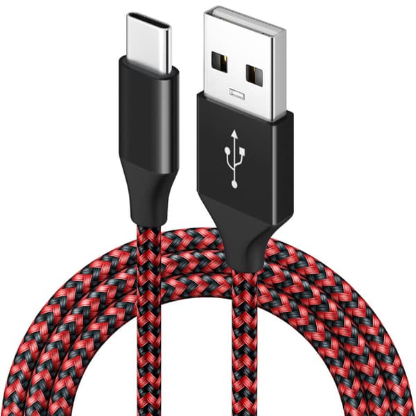 Nintendo Switch 2M Laddare type C USB / PS5 / XBOX Series X Röd