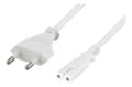 Miniatyrbillede 4 af 4: Ungrounded power cable CEE 7/16>IEC 60320 C7 3m max250V/2.5A
