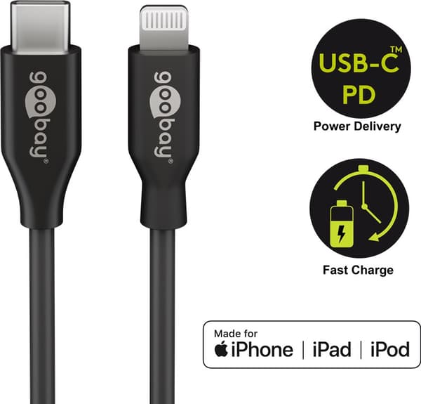 Lightning - Lade- og synkroniseringskabel USB-C â„¢ 12692