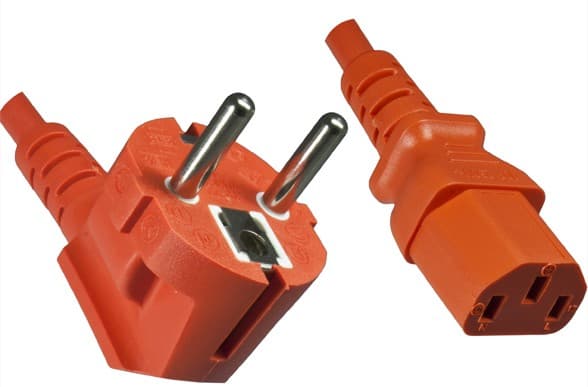 Apparatkabel C13 Orange 1,8 m