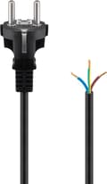 Miniatyrbilde 1 av 4: Kabel for beskyttelseskontakt for montering, 2 m, sort