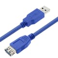 Miniatyrbild 1 av 4: USB 3.0-kabel - LinQ - Förlängning 3m - Blå - Dataöverföring - Laddning av enheter