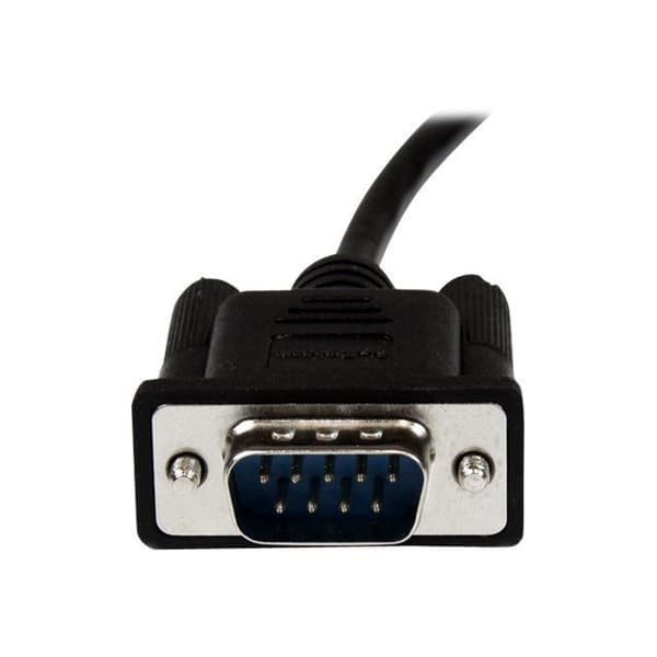 Seriell RS232 DB9 Crossover nollmodemkabel - STARTECH - 1 m - Svart