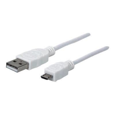 Manhattan USB 2.0 anslutningskabel - MANHATTAN - 1,8 m - Skärmad - AWG 28