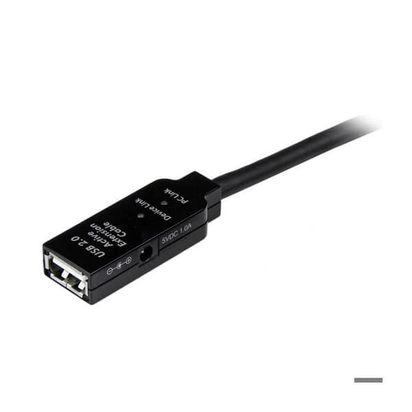 Aktiv USB 2.0 Repeaterkabel - STARTECH.COM - 10 m - Svart