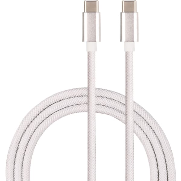 J&EL Ladekabel USB-C til USB-C 1m hvit