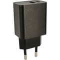 Miniatyrbilde 3 av 6: J&EL Ladestøpsel USB-A + USB-C sort
