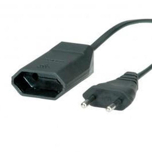 Goobay Euro Power Supply forlængerkabel - Sort - 5 Meter