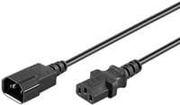 MicroConnect nätsladd C13 - C14 2m Svart (PE040620)