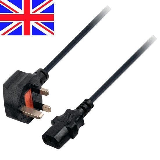 InLine - Strømledning - BS 1363 (S) til IEC 60320 C13 1,0 m - Sort - Storbritannien og Nordirland (16651P)