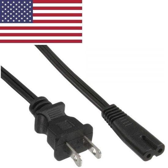 InLine - Strømledning - NEMA 1-15 (M) til IEC 60320 C7 7A - 1,0 m - Sort - USA (16651Y)