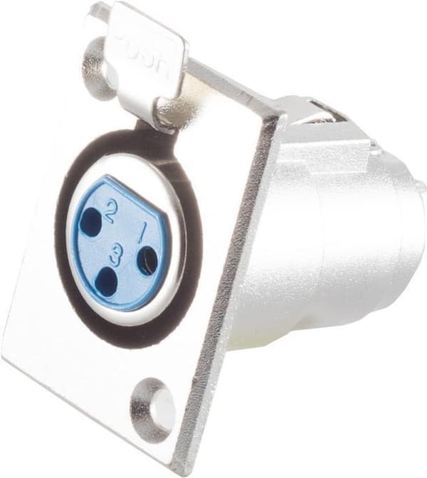S/CONN maximal anslutning XLR-kopplingsflänsinstallation (55021)