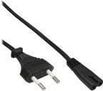 InLine - Strømledning - Eurostik (S) til IEC 60320 C7 - AC 250V - 2,5A - 1,8m - Sort - Italien (16654I)