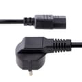 Miniatyrbillede 3 af 4: StarTech.com 3 m (10 fod) computerstrømledning, 18AWG, EU Schuko til C13 strømledning, 10A 250V, sort erstatnings vekselstrømsledning, TV/monitor strø