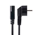 Miniatyrbillede 2 af 4: StarTech.com 3 m (10 fod) computerstrømledning, 18AWG, EU Schuko til C13 strømledning, 10A 250V, sort erstatnings vekselstrømsledning, TV/monitor strø