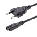 Miniatyrbillede 1 af 4: StarTech.com 3m (10ft) bærbar strømledning, EU-stik til C7, 2,5A 250V, 18AWG, udskiftning af vekselstrømsledning til bærbar/bærbar computer, ledning t