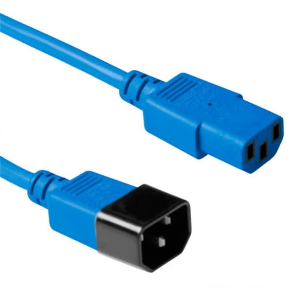 ACT Powercord C13 - C14 blå 5 m (AK5430)