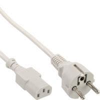 InLine strømledning Schuko/stik - IEC/stik 1,5 m grå (16651G)