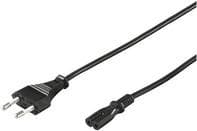 MicroConnect Netledning Notebook 0,5m Sort (PE030705)