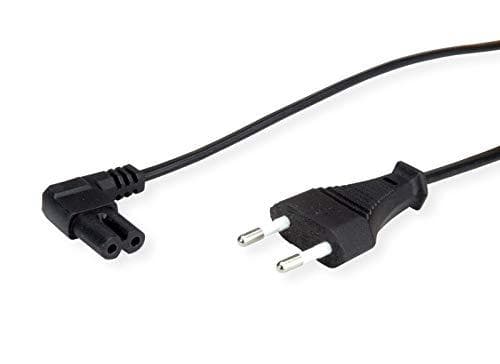 Værdi 19.99.2088 Strømkabel Sort 1,8 m CEE7/16 C7 kobling (19.99.2088)