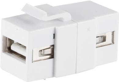 S/CONN maksimale tilslutningsmuligheder netværksadapter keystone-stik USB-A-stik 2.0, 480 Mbps (08-10043)