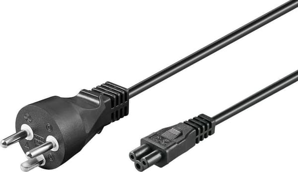 Microconnect PE120805 virtajohto musta 0,5 m virtapistoke tyyppi K C5 liitin (PE120805)
