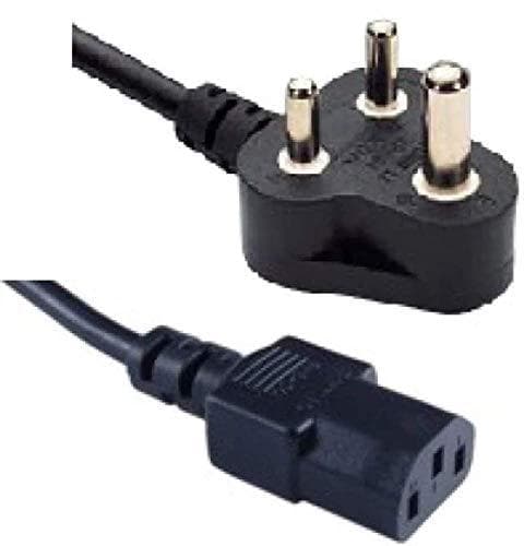 MicroConnect PE010418INDIA Pistokevirtalähde D-liitin C13 mustat sähkökaapelit – sähkökaapelit (musta, uros/naaras, pistorasiavirtalähde tyyppi D, lii