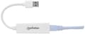 Miniatyrbillede 6 af 6: MicroConnect Strømledning CEE 7/7 - C19 1m Vinklet Schuko - C19 H05VV-F3x1mm2 CU, han-hun