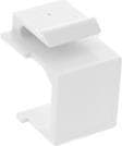 INLINE Keystone SNAP-In dummy cover til modul slot - Modulær snap-in blank - hvid (pakke med 10) Hvid