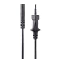 Miniatyrbillede 2 af 4: StarTech.com 2m (6ft) strømledning til bærbar computer, EU-stik til C7, 2,5A 250V, 18AWG, udskiftning af vekselstrømsledning til bærbar/bærbar compute