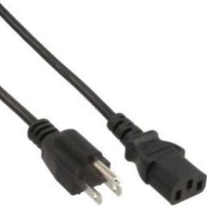 InLine - Strømledning - NEMA 5-15 (S) til IEC 60320 C13 - 5,0 m - Sort - Japan (16655J)