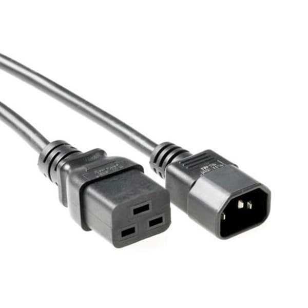 ACT Powercord C14 - C19 sort 0,5 m (AK5438)