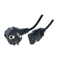 shiverpeaks Type F/C13 5m - Strømstik type F - C13 kobling - Han/hun - Vinklet - Lige - Nikkel (BS60008)
