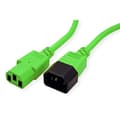 Pikkukuva 2 / 2: Roline - virtajohto - IEC 60320 C14 - IEC 60320 C13 - AC 250 V - 10 A - 1,8 m - muotoiltu - vihreä