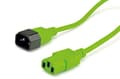 Pikkukuva 1 / 2: Roline - virtajohto - IEC 60320 C14 - IEC 60320 C13 - AC 250 V - 10 A - 1,8 m - muotoiltu - vihreä