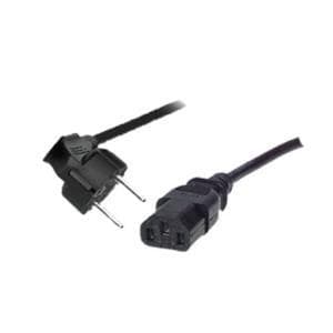 shiverpeaks Type F/C13 10m - Strømstik type F - C13 kobling - Han/hun - Vinklet - Lige - Nikkel (BS60007-10)