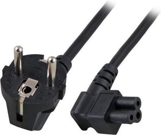 EFB-Elektronik EFB netkabel beskyttelseskontakt 90°-C5 90°,sw,1,8m,3x0,75mm (EK551.1,8)