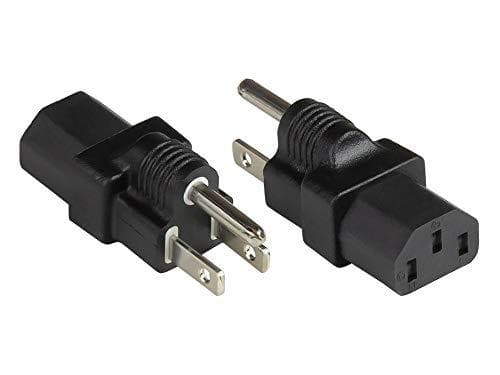 Good Connections® Strømadapter Amerika/USA Strømstik Type B (NEMA 5-15P) til IEC 60320 C13, UL - Rejseadapter/stikkontakt/vekselstrømsadapter/strømfor